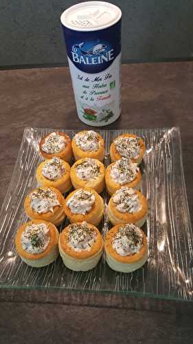 Mini vol au vent aux rillettes de thon