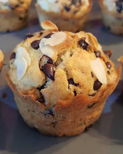 Muffins aux pépites de chocolat et amandes effilées au Cake Factory