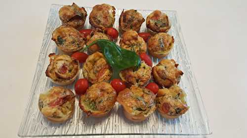 Muffins façon tomates/mozzarella