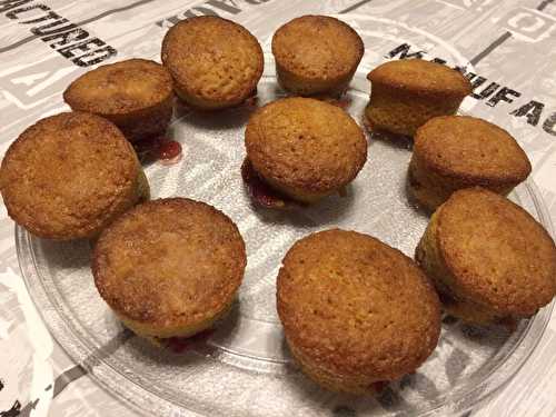 Muffins spéculoos framboise