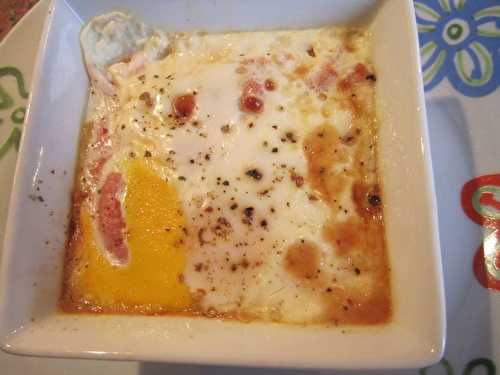 Oeuf cocotte à la tomate