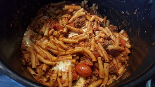 One pot pasta bolognaise au Cookéo