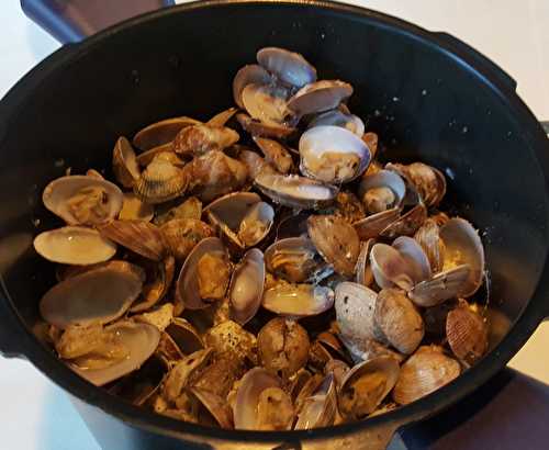 Palourdes à l'ail et au parmesan au Cookéo