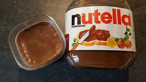 Petites crèmes au Nutella