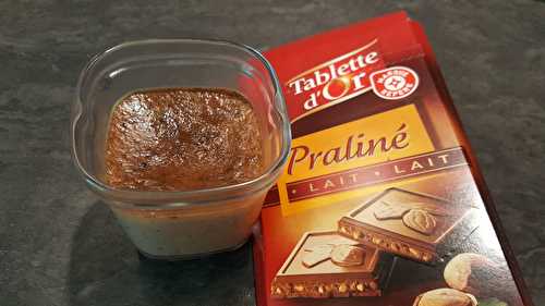 Petites crèmes Praliné