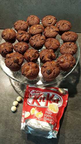 Petits brownies aux Kit Kat Ball au Chocolat blanc