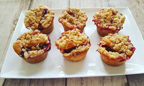 Petits gâteaux streusel aux prunes au Cake Factory