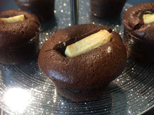 Petits muffins aux deux chocolats