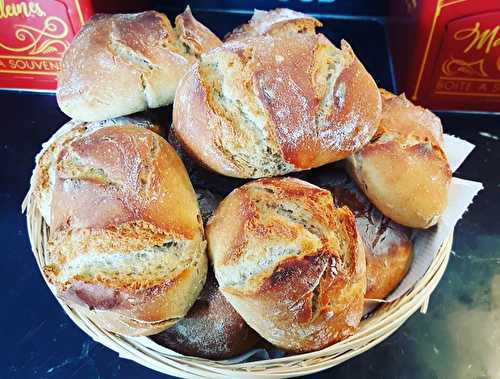 Petits pains de table à la farine de sarrasin et blé - Recette autour d'un ingrédient #61