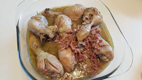 Pilons de poulet, façon paysanne au Cookéo