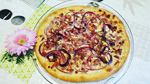 Pizza façon flammekueche