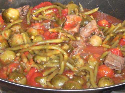 Poêlée de boeuf aux légumes