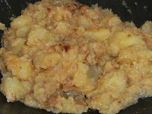 Pommes de terre au roquefort