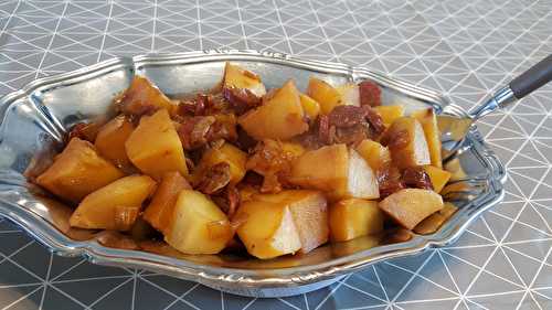Pommes de terre sautées au chorizo et oignons au Cookéo
