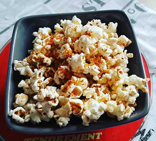 Pop corn salé parmesan et paprika - Recette autour d'un ingrédient #62