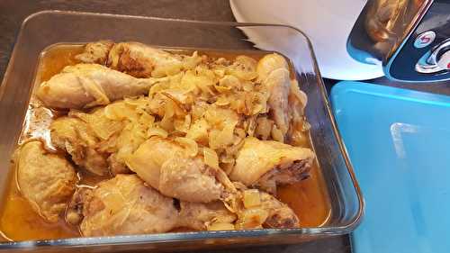 Poulet à l'oignon au Cookéo