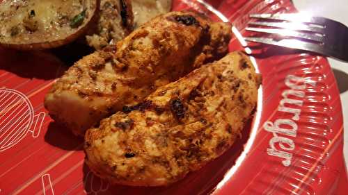 Poulet au barbecue, sauce basque douce