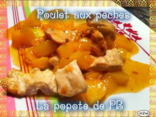 Poulet aux pêches!