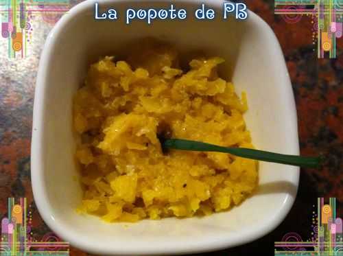 Purée de carottes de toutes les couleurs!