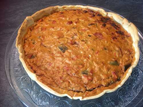 Quiche au thon et ratatouille