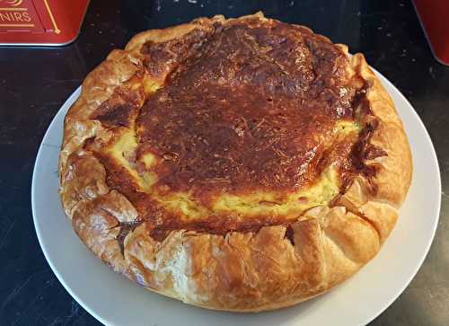 Quiche rustique jambon fromage