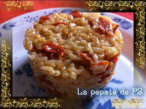 Risotto au chorizo