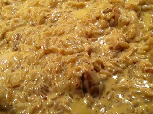 Risotto poulet au curry