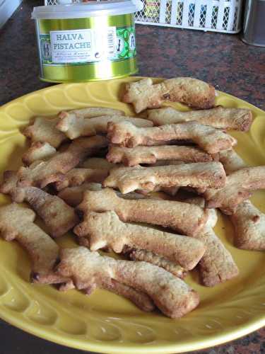 Sablés à l'halva pistache