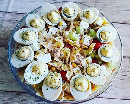 Salade de farfalle au thon