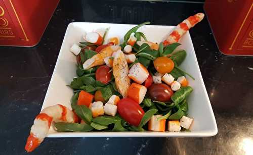 Salade de mâche au surimi - Popote de petit_bohnium