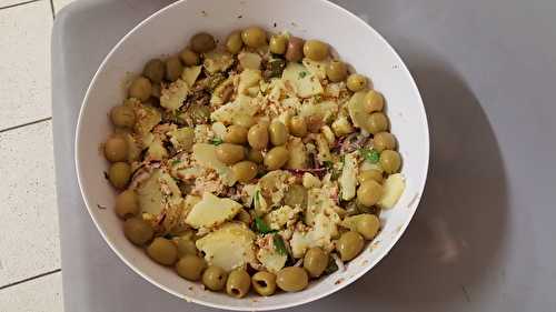 Salade de pommes de terre au thon