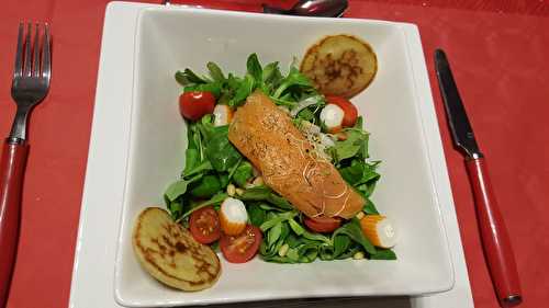 Salade du pêcheur aux graines de roquette