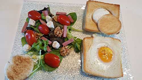 Salade gourmande de chèvre chaud et noix