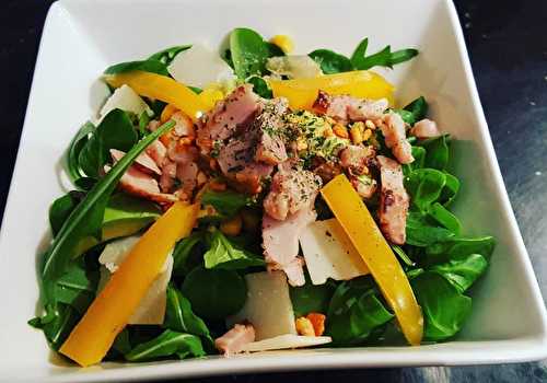 Salade poulet parmesan