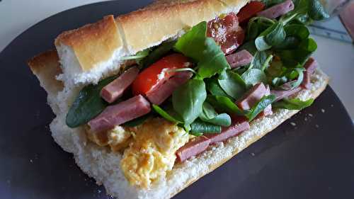 Sandwich ultra gourmand à l'oeuf