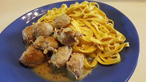 Sot l'y laisse à la moutarde ancienne au Cookéo