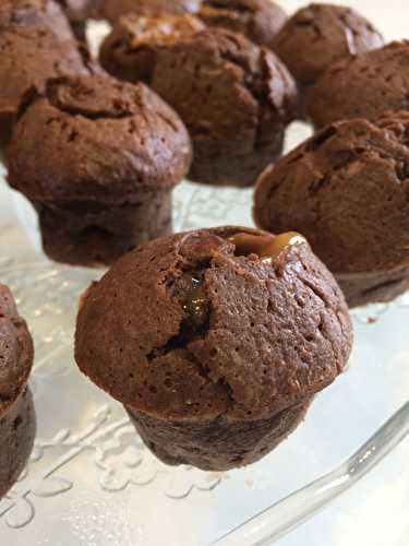 Soufflés au chocolat coeur de mars