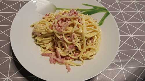 Spaghetti carbonara au Cookéo