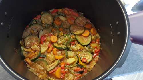 Tajine de légumes aux épices au Cookéo