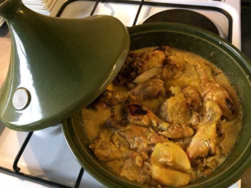 Tajine de poulet aux pommes