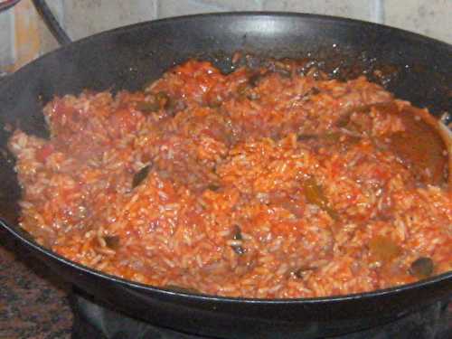 Tambouille de riz aux boulettes provençales