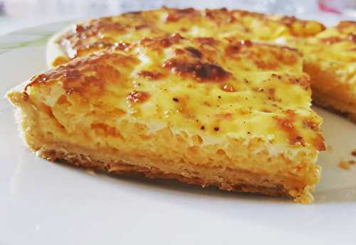 Tarte au cheddar