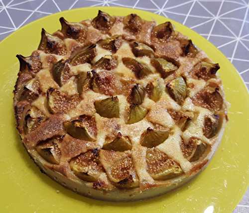 Tarte aux figues fraîches et crème d'amandes