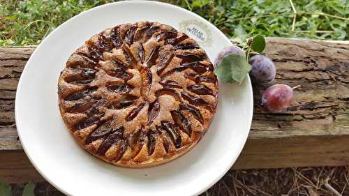 Tarte aux prunes vanillée à l'amande