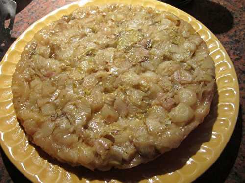 Tarte tatin d'endives