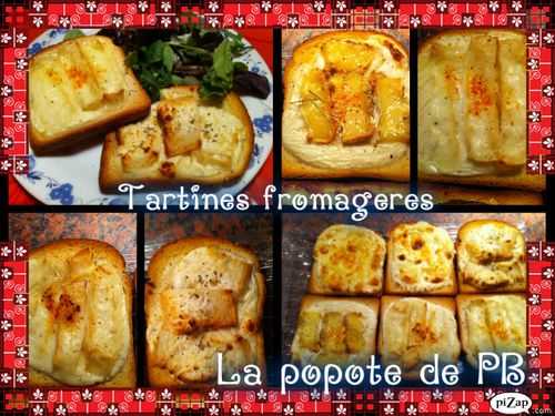 Tartines Fromagères
