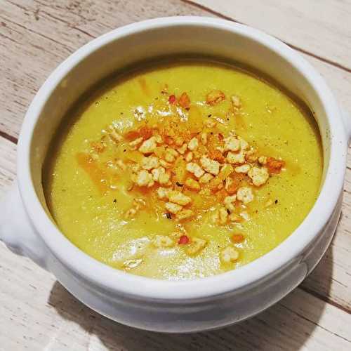 Velouté brocolis cheddar au Thermomix