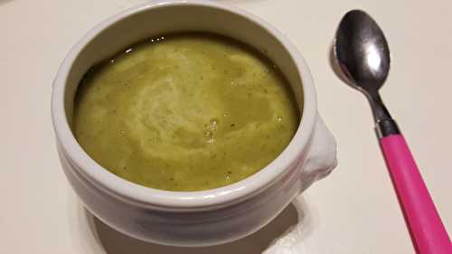 Velouté chou vert/poireaux au Thermomix