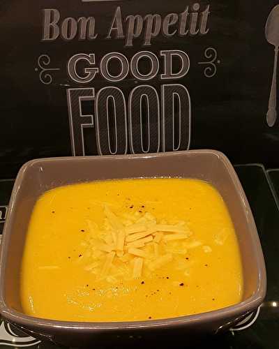 Velouté de carottes au Cheddar au Thermomix