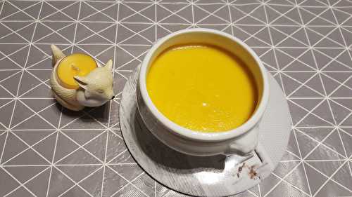 Velouté de carottes au curry au Thermomix